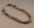 Flourite and Amethyst Bead Necklace