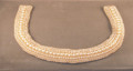Hand Made Faux Pearl Beaded Collar