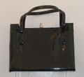 Black Patent Vintage Kelly Handbag