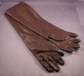 Italian Chocolate Leather Vintage Gloves