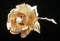 Boucher Gold Rose Brooch