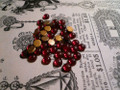 Siam Red 5mm Round Cabochons