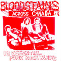 VA-Bloodstains Across Canada-Punk Compilation-NEW LP RED