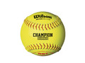Wilson 12" Leather/Cork Center FP Softballs - NFHS