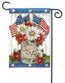 Full Description: BreezeArt® Premium Decorative Flags are made from our exclusive 600 denier SolarSilk®. This patented polyester fabric was carefully designed to best represent the beauty and color of the artwork on each flag. BreezeArt flags have a soft, silky feel, natural drape and movement, superior print quality, and excellent fade and mildew resistance. Measures 12.5" x 18". Flag stand sold separately.