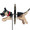 25066 Dog (German Shepherd) 19": Petite Wind Spinner (25066)