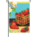 Summer Strawberries: Garden Flag