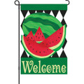 Watermelon Welcome: Garden Flag