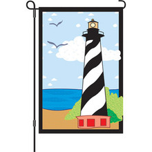 Garden Flag 51151 has been discontinued by manufacture Accent ( Premier Kites ) 
Try House Flag  # 52823
http://stores.canastotagiftshop.net/hatteras-lighthouse/