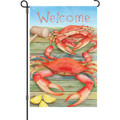Welcome Crabs: Garden Flag