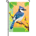 Blue Jay in Spring: Garden Flag