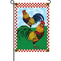 Just the Two of Us (Rooster)  : Garden Flag