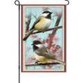 Cheerful Chickadees: Garden Flag