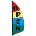 Open Feather Banner (Block)  3.5ft :  Commercial Displays