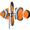 Clown Fish : Petite & Whirly Wing Spinner (25055)
