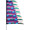 23894  Feather Banner - Powwow (Purple 8.5 ft) (23894)