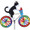 Tuxedo Cat 30"   Bicycle Spinners (26714)