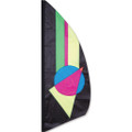 Neon Prizm   3.5 ft Feather Banner