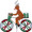 Reindeer 30" : Bicycle Spinners (26703)