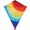 15468  Radiant Rainbow: Diamond 25" Kites by Premier (15468)