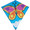 Brilliant Butterfly : 30" Diamonds (15332) Kite
