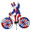 Uncle Sam 30"   Bicycle Spinners (25997)