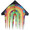 33136  Orbit Rainbow: Delta Streamer 56" Kites by Premier (33136)