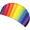 64509 Rainbow: Barracuda 1.3 Sport Kite from Premier (64509)