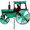 Modern Tractor Green:24" Tractor Spinners (25657)
