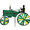 25659 Old Tractor Green 29" : Tractor Spinners (25659)with yellow in wheels
