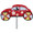 26846  22" Red VW Hippie Mobile: Vehicle Spinners (26846)