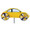 41" VW Beetle: Vehicle Spinners (25986)
