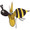 Bee (Bumble) 35"    Bug Spinners (25908)