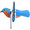 25179 Bluebird 19.5": Petite Wind Spinner (25179)