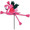 Running Flamingo 17.75" , Whirligig (21793)