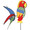 25358  Parrot 26" Bird Spinners (25358)