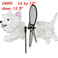 24951  Westie (Dog) : Petite Wind Spinner (24949)