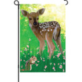 Babes in the Woods (Deer) : Illuminated Flag