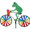 Tree Frog 20"   Bicycle Spinners (26854)