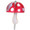22374  Red Polka-Dot mushroom spinner (22374)