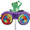 26758  Frog : Car Spinners (26758)