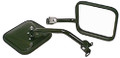 CJ-Style Mirror Pair, Black, 87-95 Wrangler