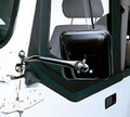 CJ-Style Mirror Pair, Black, 97-02 Wrangler