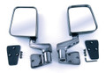 BLACK CHROME PLASTIC MIRROR