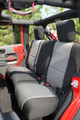Seat Cover Rear 4Door Black Gr