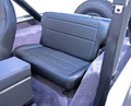 Fold Tumble Rear Seat Black