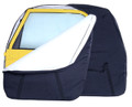 Hard Door Storage Bag Pair Bla
