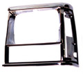 HEADLIGHT BEZEL LH XJ BLK/Chrome 91-96