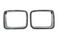 Headlight Bezel Pair Chrome 87-95 YJ