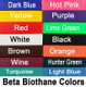 Choose one of these 14 beautiful Biothane Base Colors